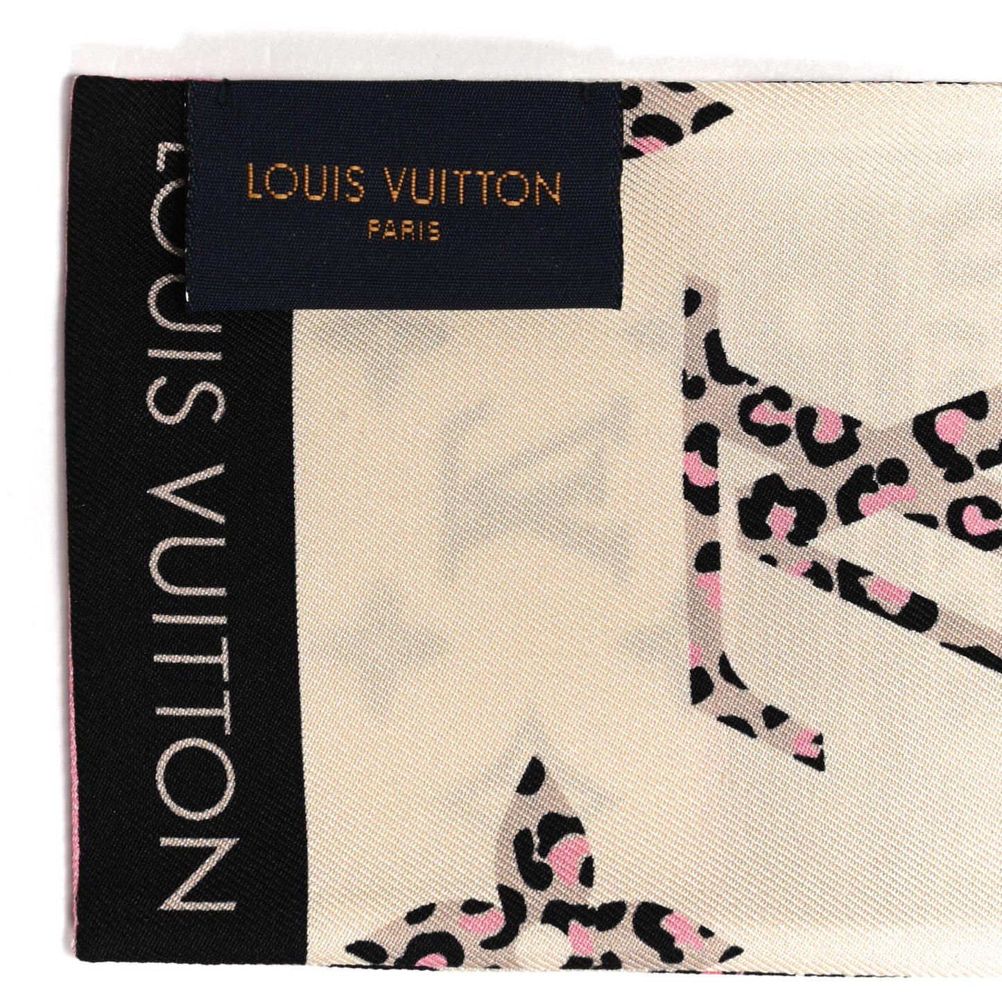 Silk Monogram Wild At Heart Bandeau Cream