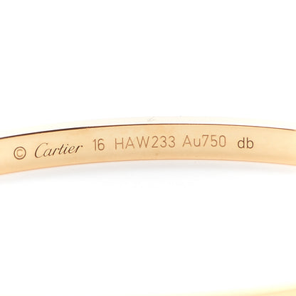 Cartier 18K Yellow Gold Small LOVE Bracelet 16 4 of 6