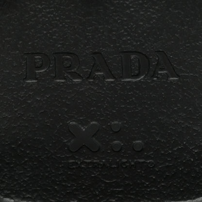 Prada Foam Rubber Triangle Logo Monolith 55mm Cage Sandals 39 Black 7 of 13