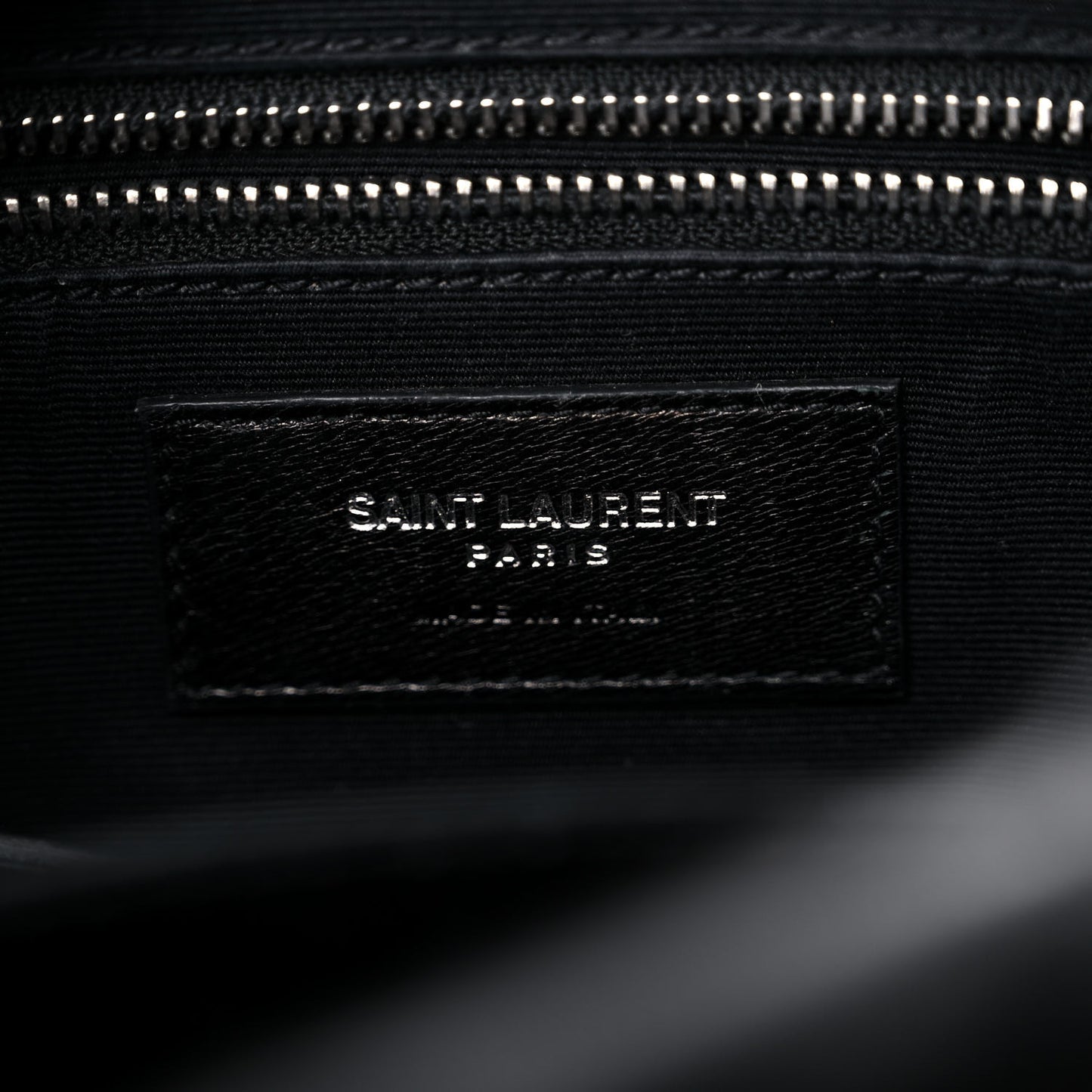Calfskin Y Quilted Monogram Small Loulou Bowling Bag Black