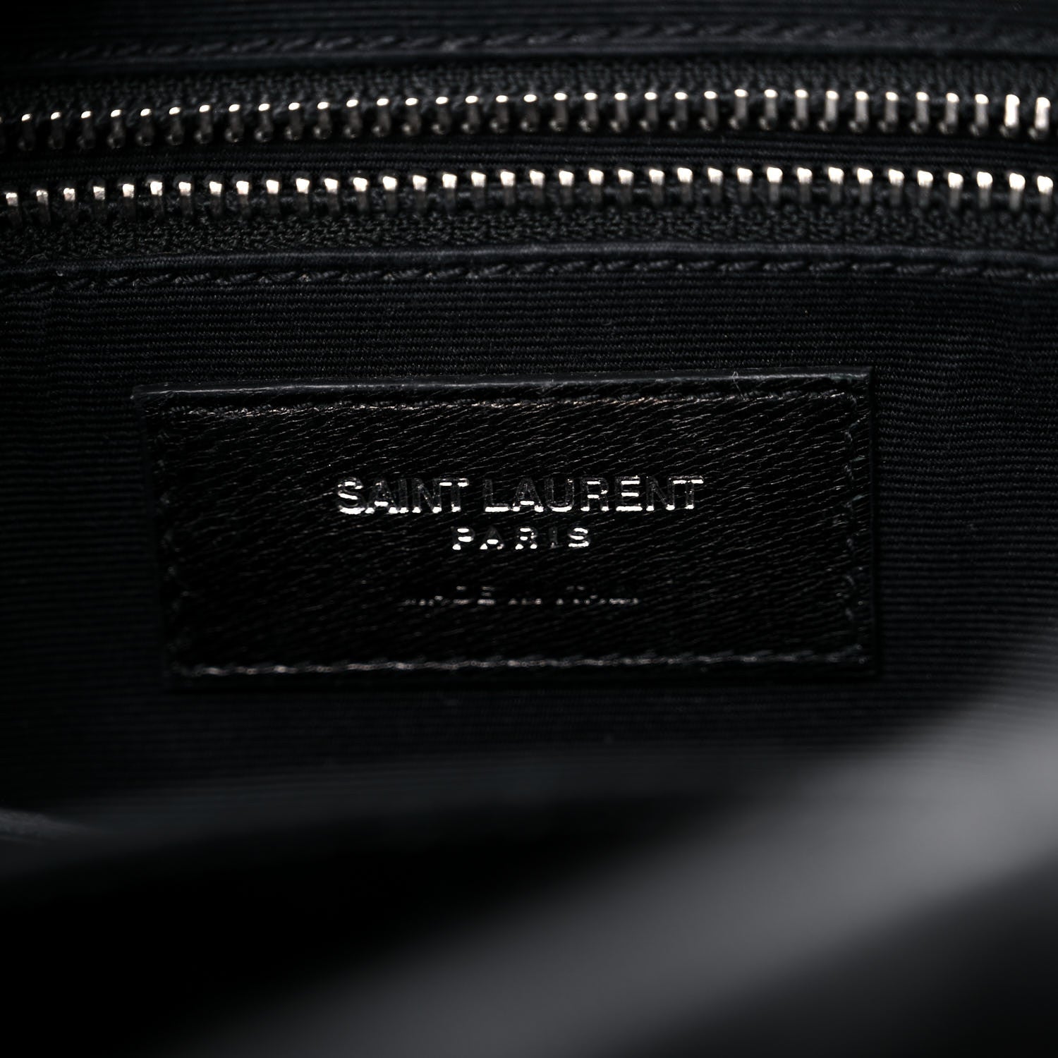 Saint Laurent Calfskin Y Quilted Monogram Small Loulou Bowling Bag Black 6 of 14