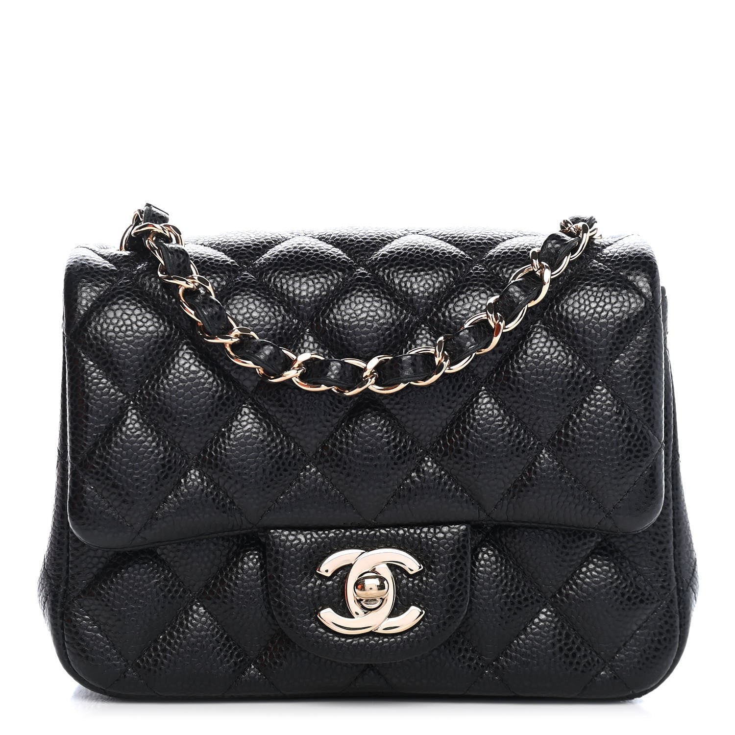 Chanel Caviar Quilted Mini Square Flap Black 1 of 8