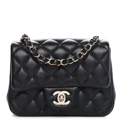 Chanel Caviar Quilted Mini Square Flap Black 1 of 8