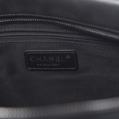 Chanel Caviar Quilted Travel Flap Tote Black 6 of 11