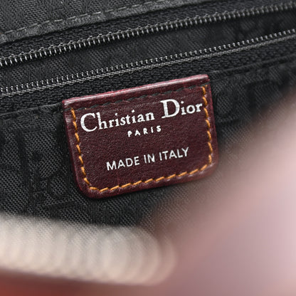 Christian Dior Suede Gaucho Double Saddle Bag Burgundy 6 of 14