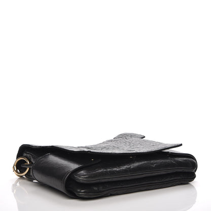 Givenchy Pebbled Lambskin Melancholia Shoulder Bag Black 4 of 7
