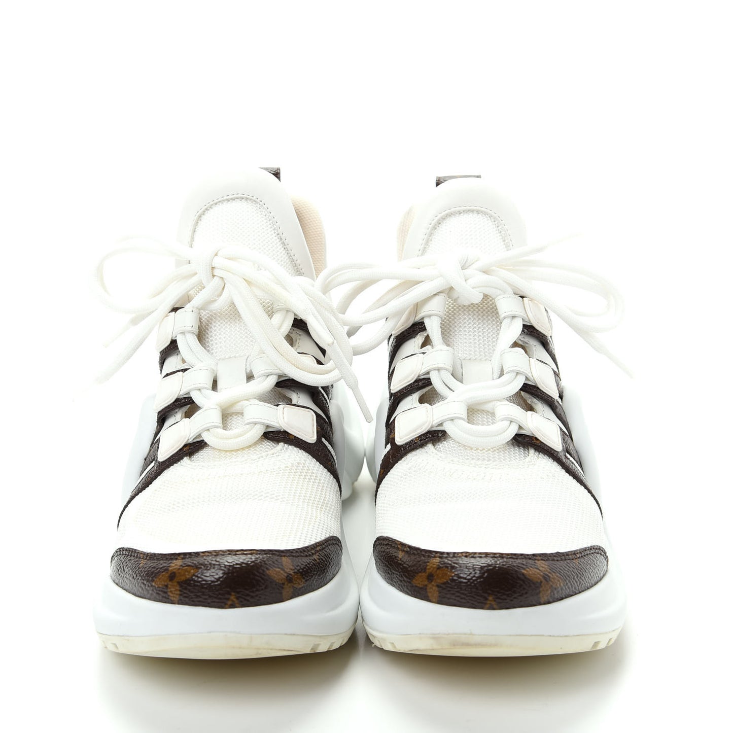 Patent Monogram LV Archlight Sneakers 37.5 White
