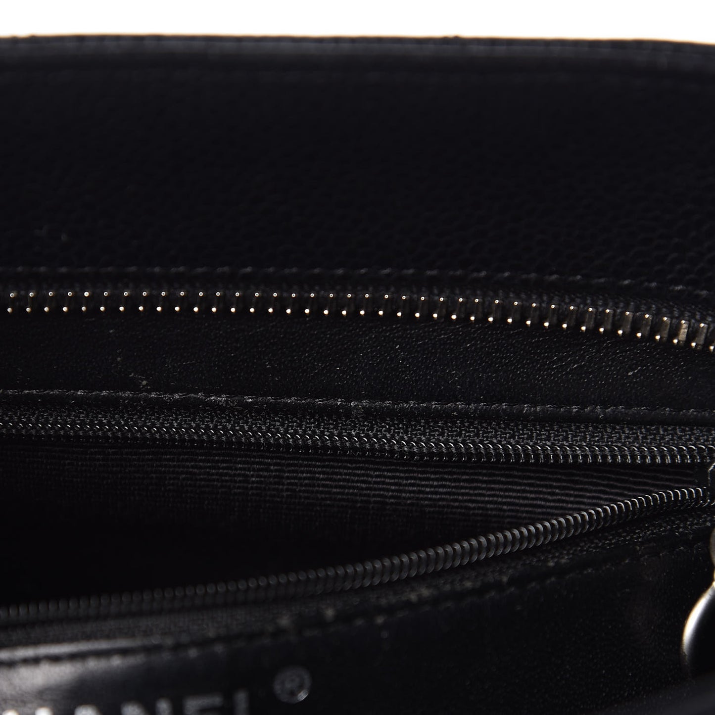 Caviar Quilted Medallion Tote Black