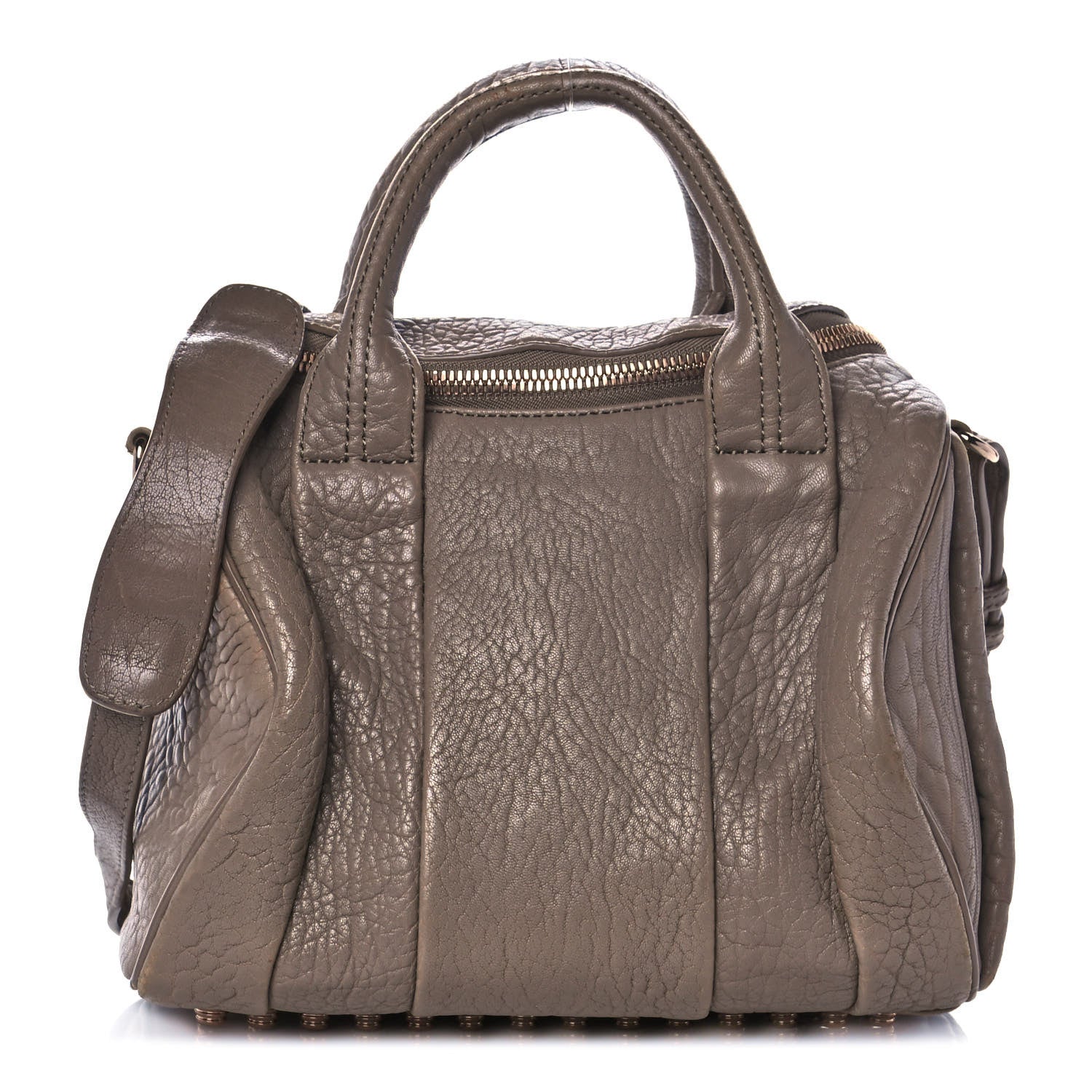 Alexander Wang Pebbled Lambskin Rockie Latte Rose Gold Hardware 1 of 10