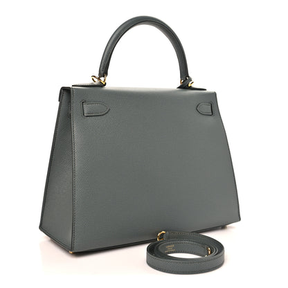 Hermes Epsom Kelly Sellier 28 Vert Amande 3 of 11