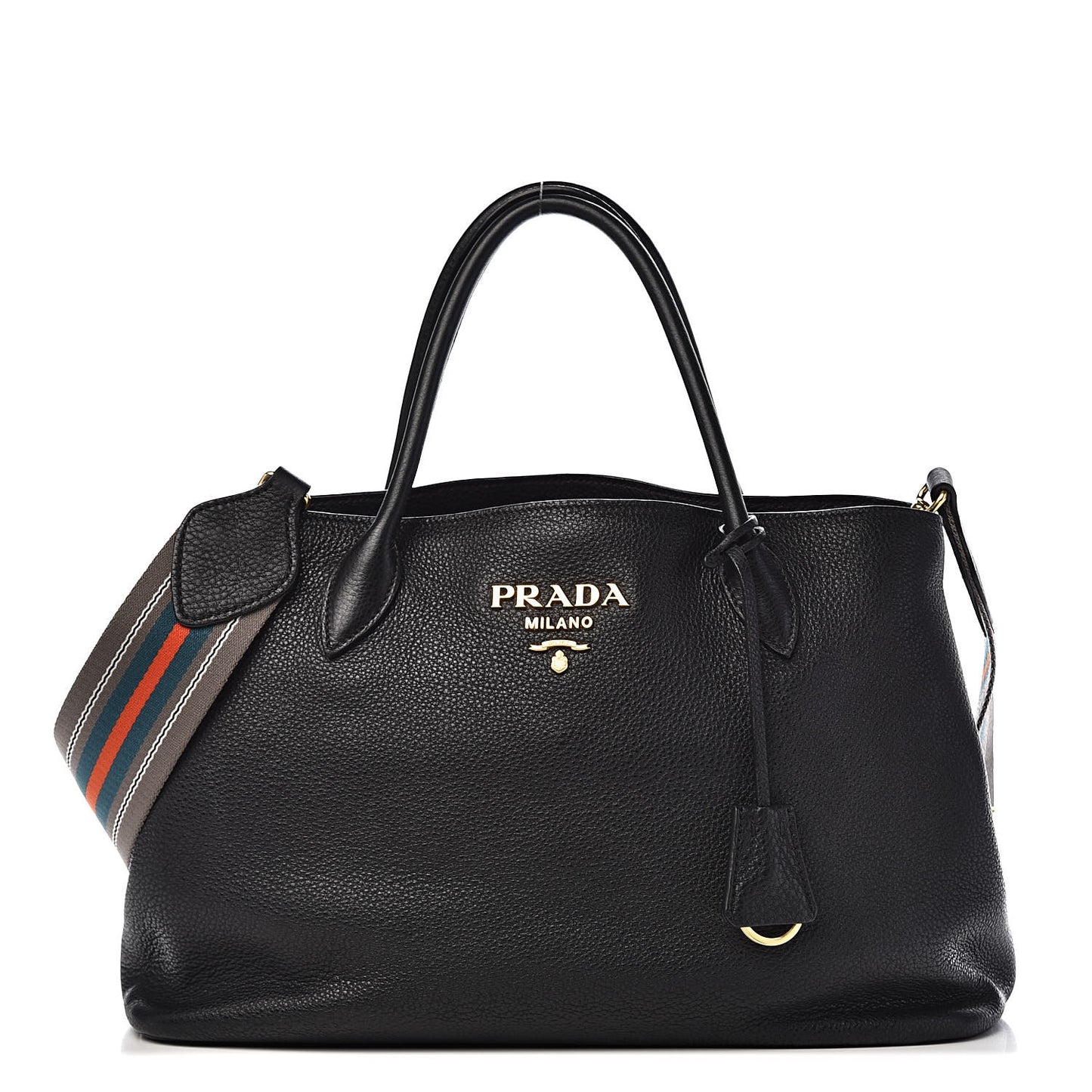Vitello Daino Tote Black