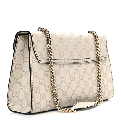 Gucci Guccissima Signature Medium Emily Chain Shoulder Bag Mystic White 3 of 10