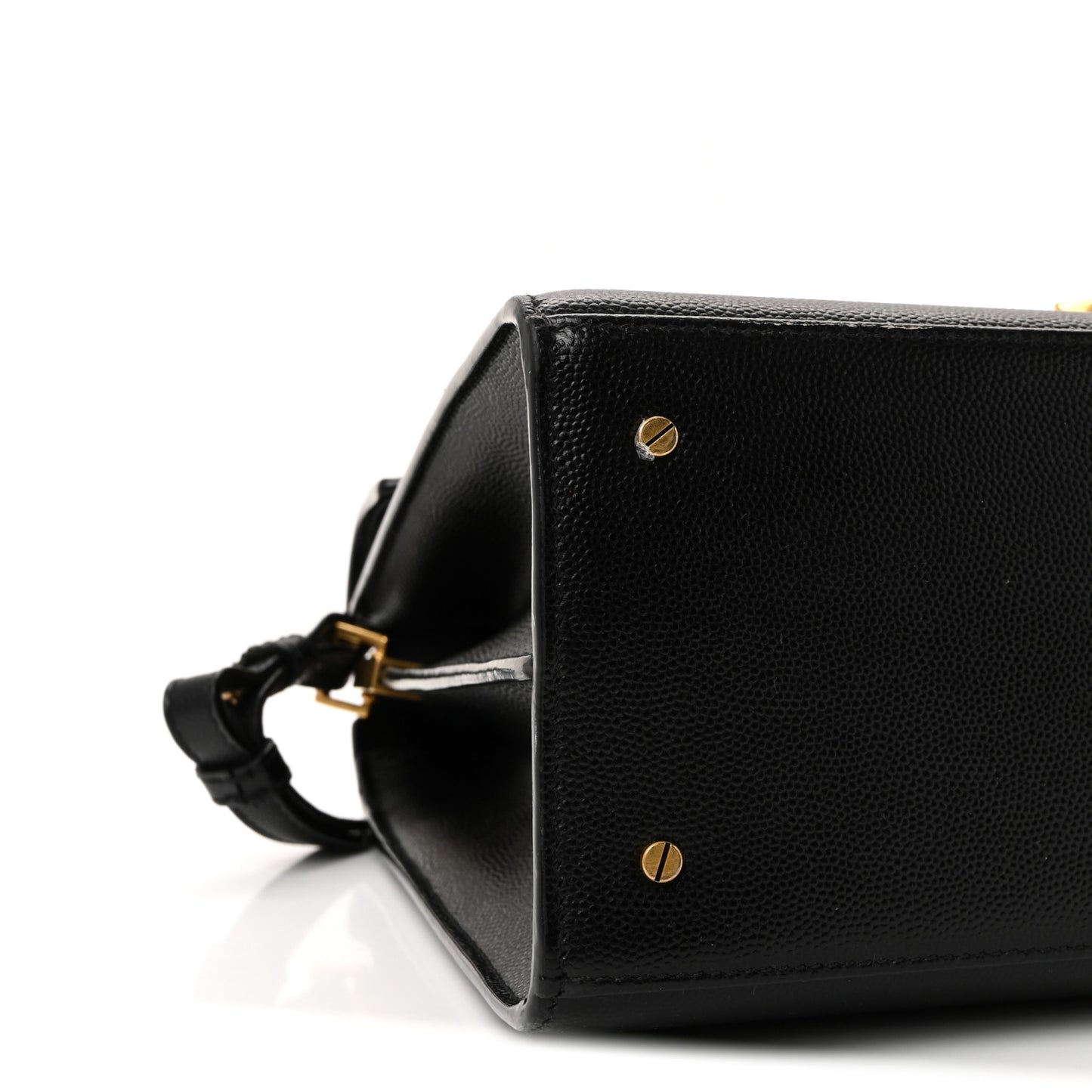 Grain de Poudre Medium Classic Monogram Cassandra Top Handle Black Rouge Legion