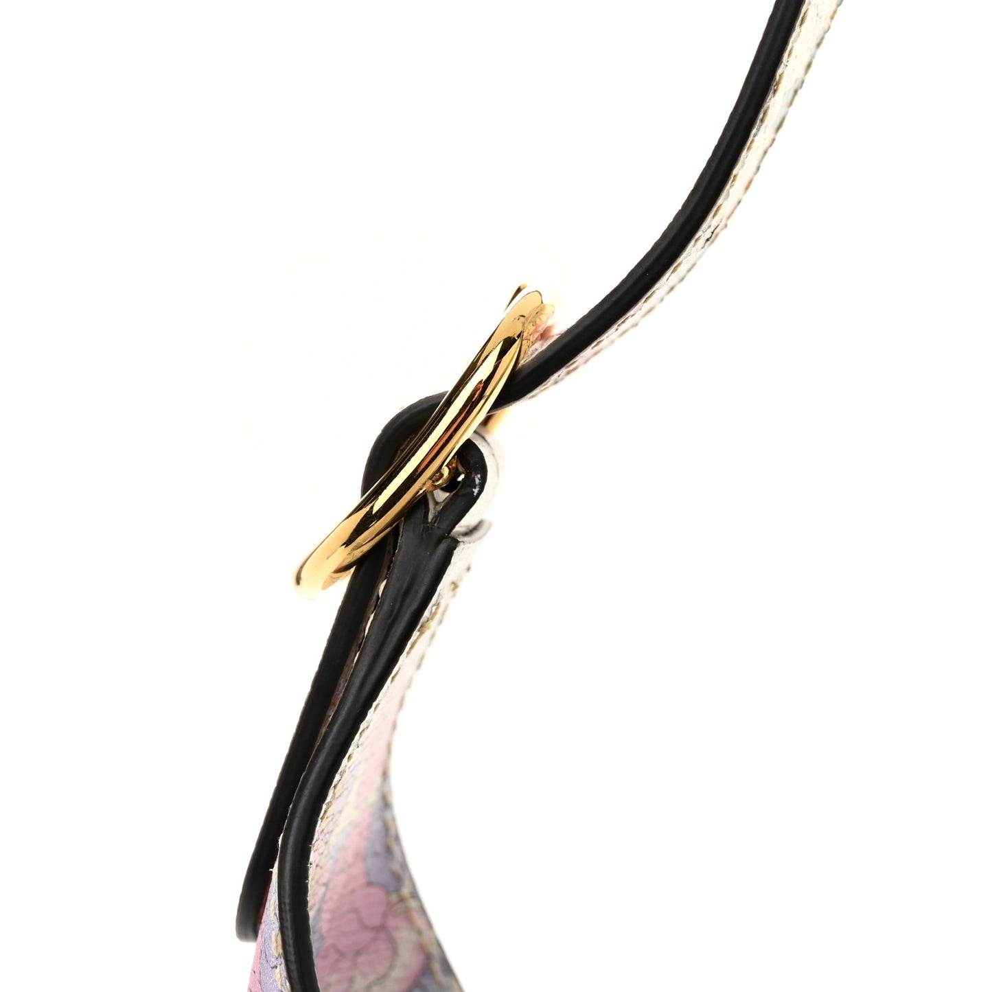 New Shangai Calfskin Tiger Savanah Small Jackie 1961 Hobo Chalky White Multicolor