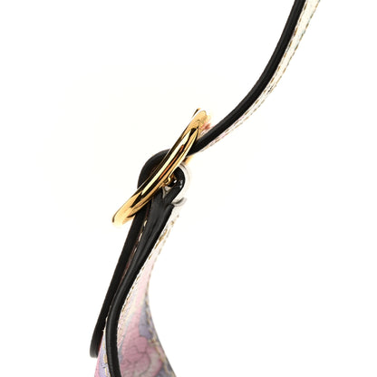 Gucci New Shangai Calfskin Tiger Savanah Small Jackie 1961 Hobo Chalky White Multicolor 11 of 11