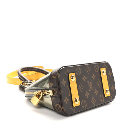 Louis Vuitton Vernis Epi Monogram Alma BB Bitume Metallise 4 of 9