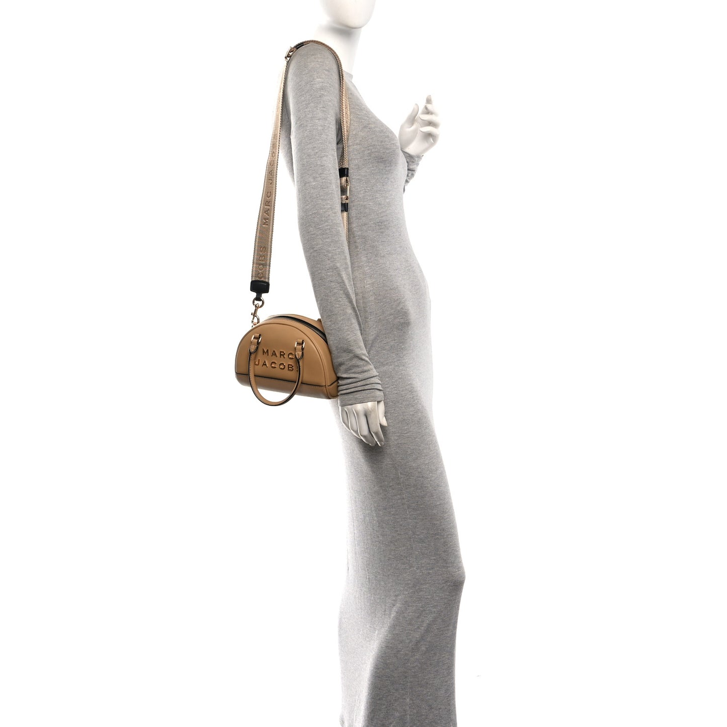 Calfskin Bowling Bag Iced Coffee