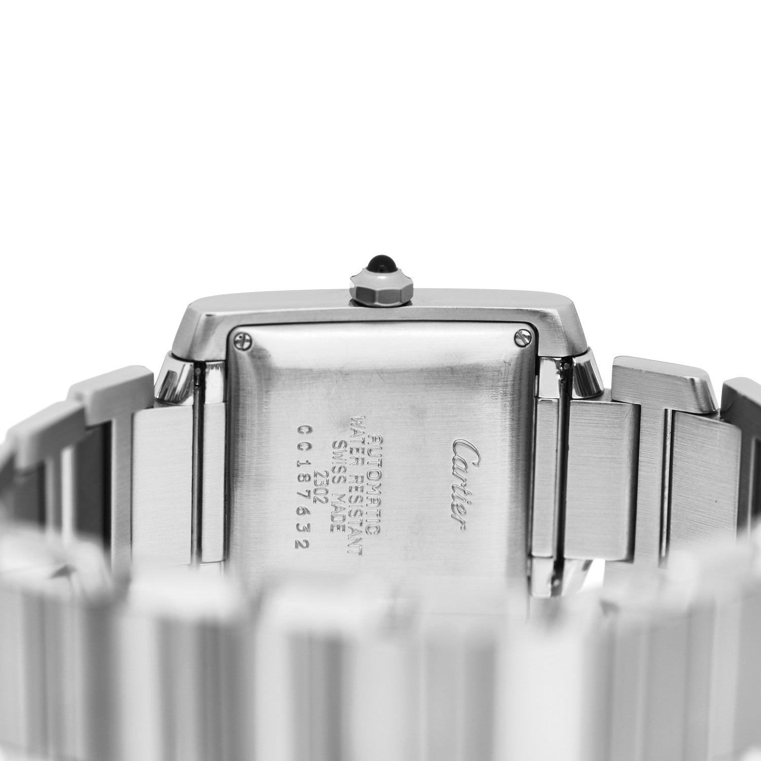 Cartier Stainless Steel 28mm Tank Francaise Automatic Watch 4 of 5
