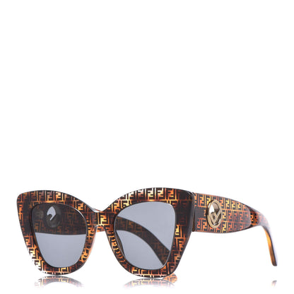 Fendi Acetate F is Fendi FF Cat Eye Sunglasses FF 0360/G/S Havana 1 of 6
