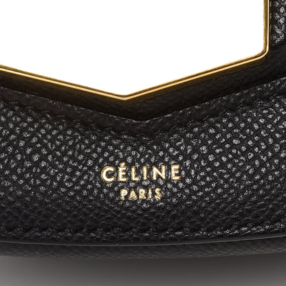 Celine Grained Calfskin Small Trotteur Black 8 of 11