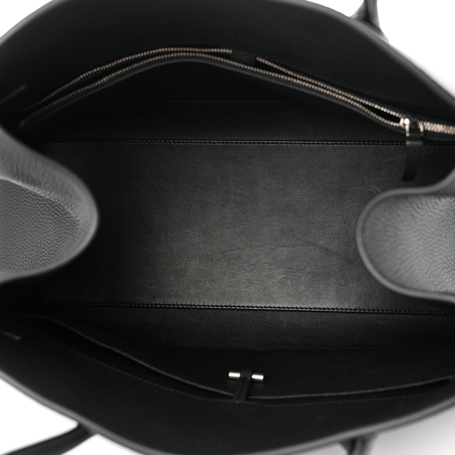 The Row Grained Calfskin EW Margaux Black 5 of 9
