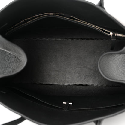 The Row Grained Calfskin EW Margaux Black 5 of 9