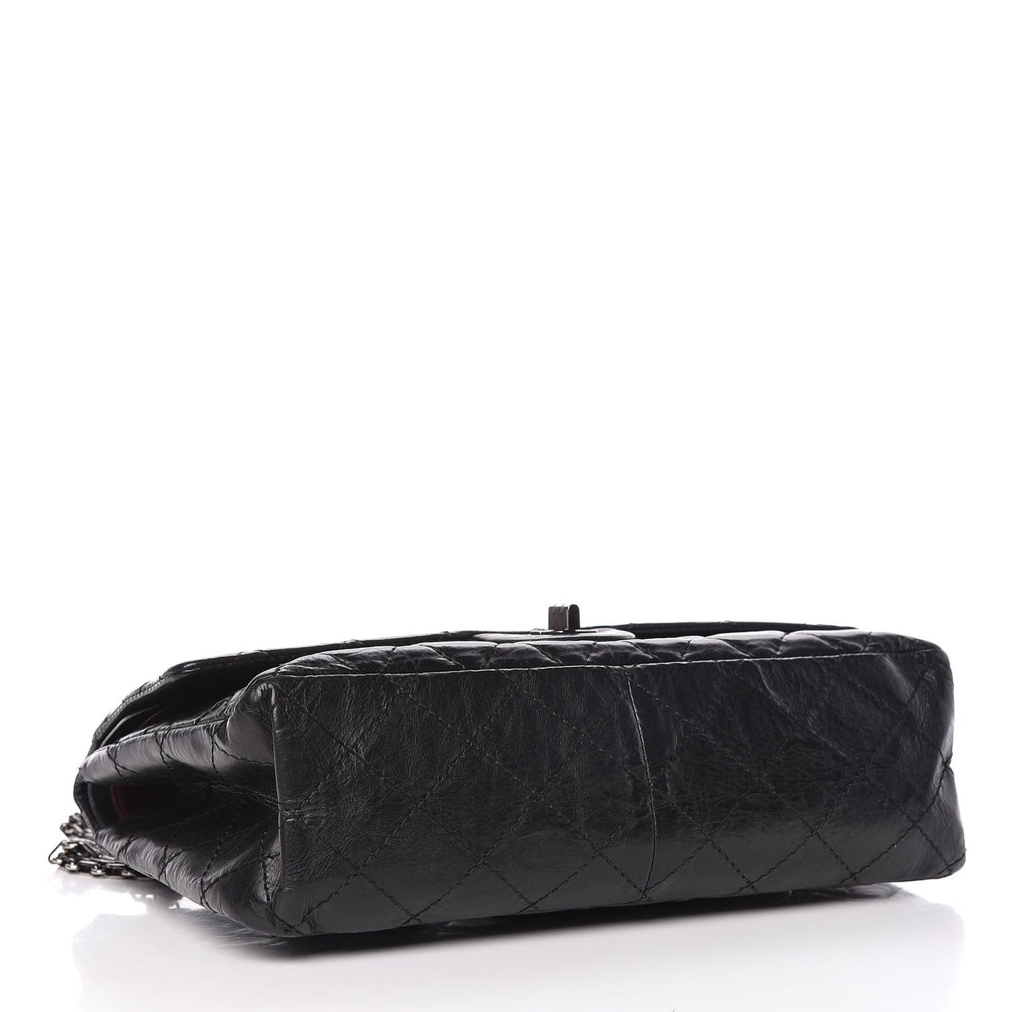 Aged Calfskin Quilted 2.55 Reissue 226 Flap Black