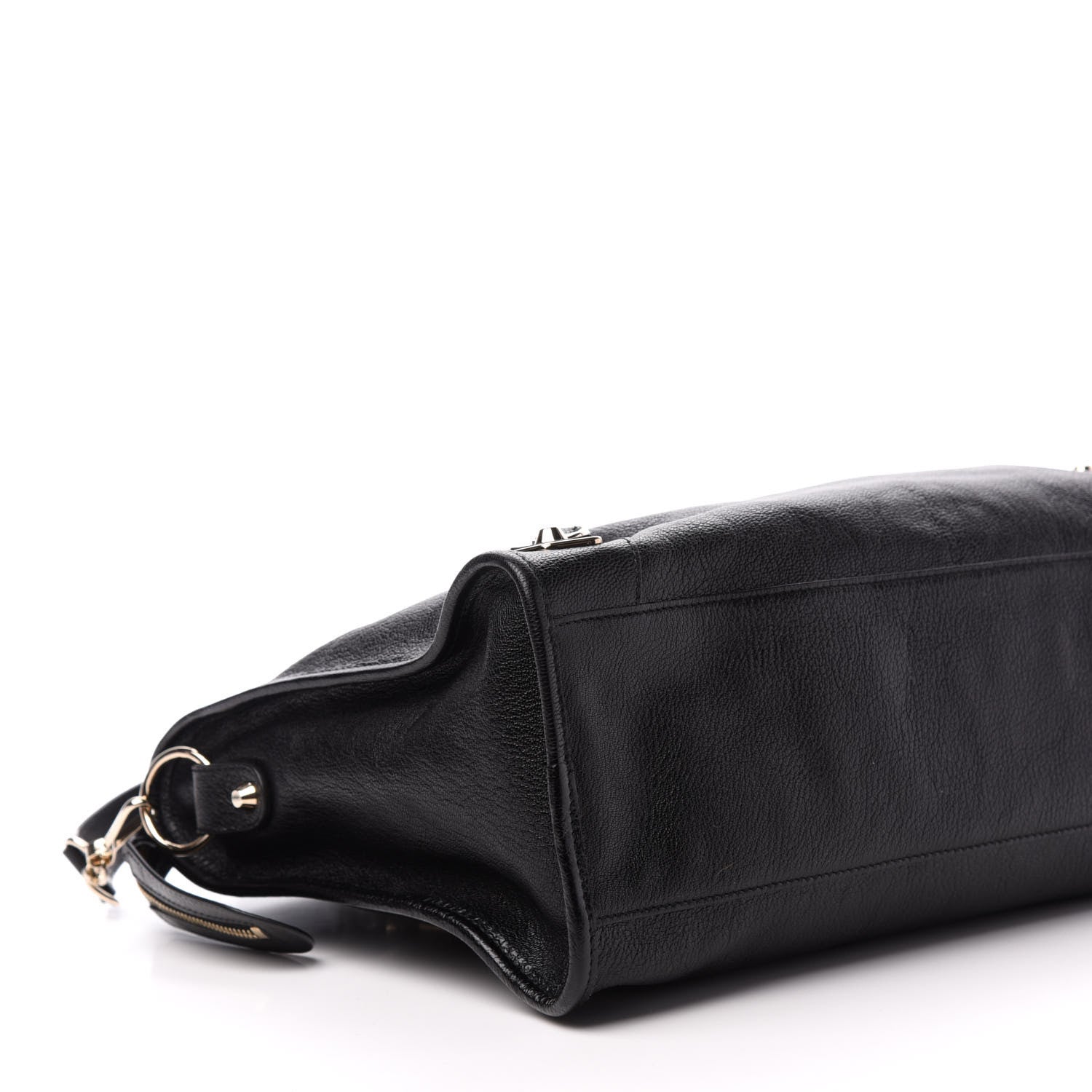 Balenciaga Chevre Gold Metallic Edge Hardware City Black 10 of 13