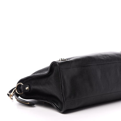 Balenciaga Chevre Gold Metallic Edge Hardware City Black 10 of 13