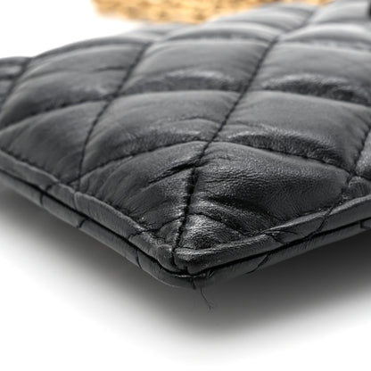 Chanel Aged Calfskin Quilted Reissue Phone Holder With Chain Bag Black 9 of 10