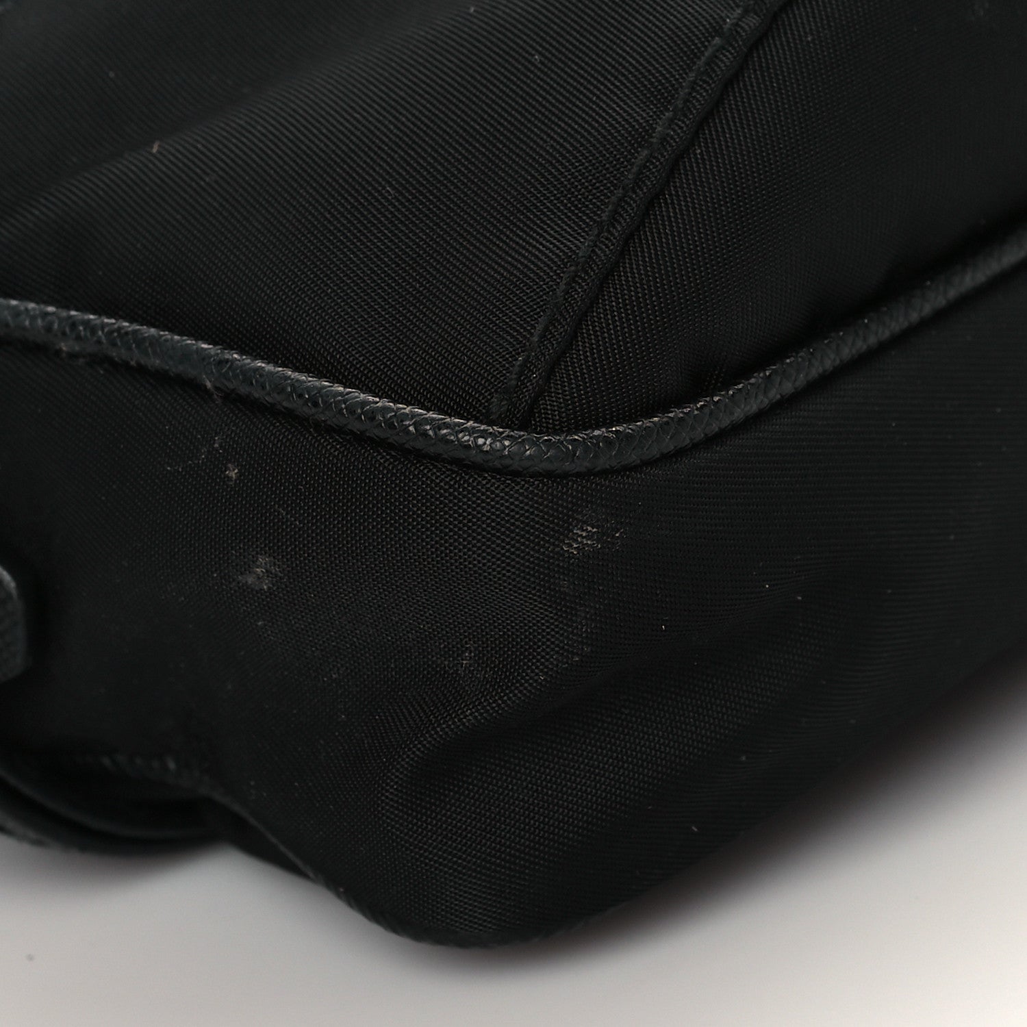 Prada Tessuto Nylon Saffiano Belt Bag Black 8 of 9