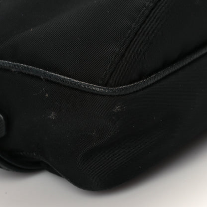 Prada Tessuto Nylon Saffiano Belt Bag Black 8 of 9