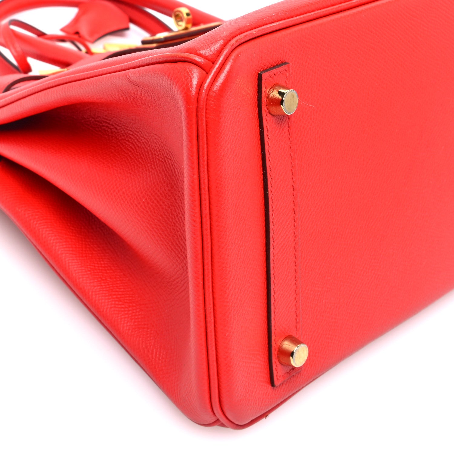 Hermes Epsom BIRKIN 30 Rouge de Coeur 9 of 10