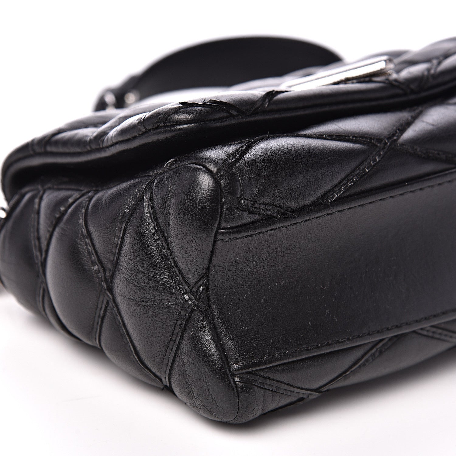 Louis Vuitton Lambskin Malletage GO-14 PM Black 6 of 17