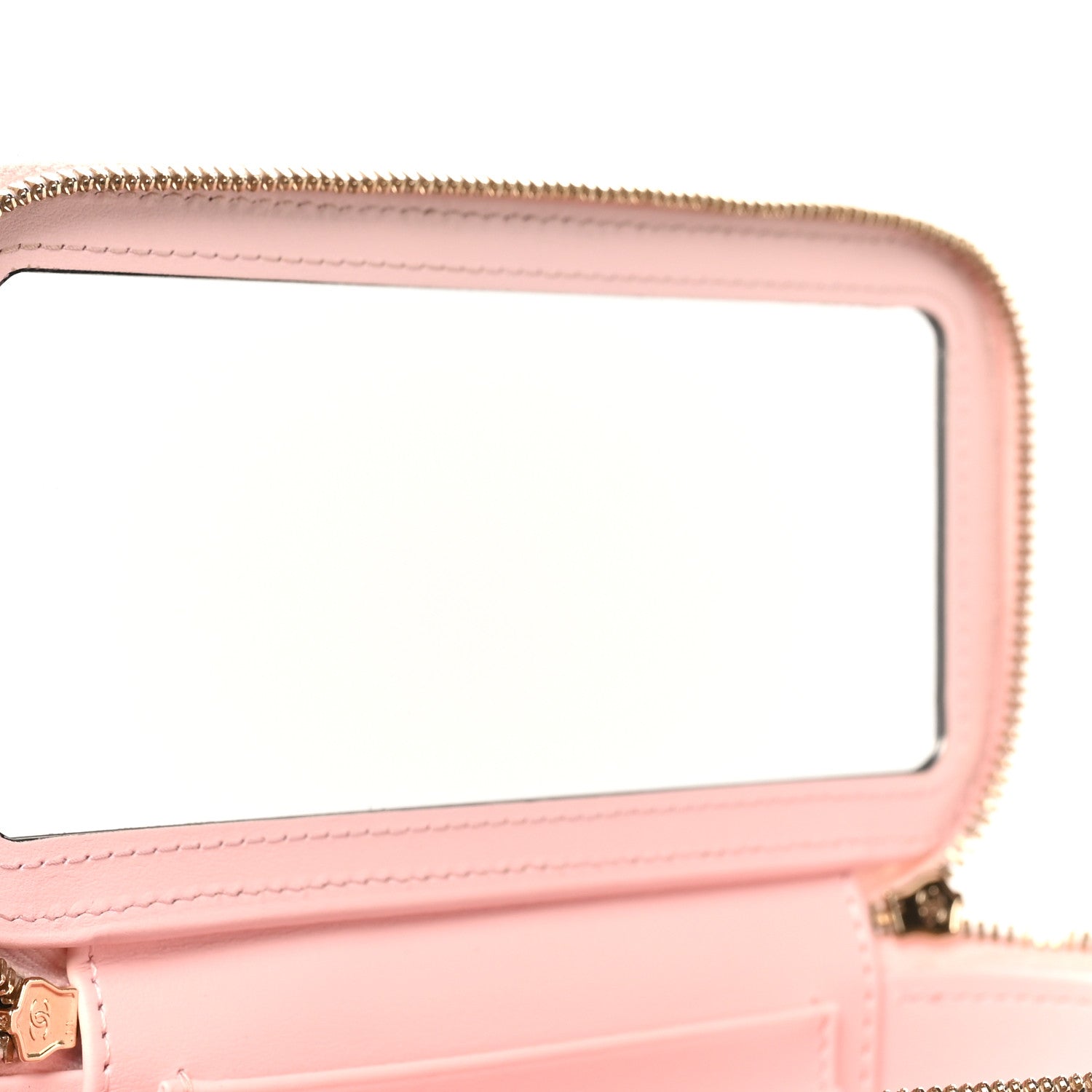 Chanel Caviar Quilted Top Handle Vanity With Chain Light Pink 5 of 12