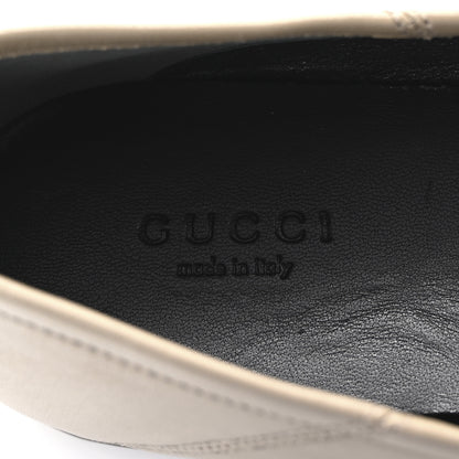 Gucci Lambskin Womens Brixton Horsebit Loafers 40 Mud 8 of 10