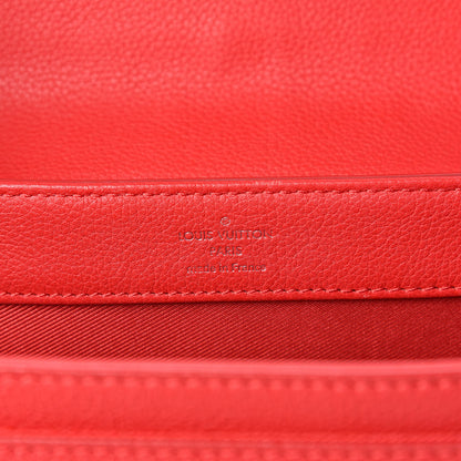 Louis Vuitton Calfskin Lockme II Chain Bag BB Rubis 6 of 9
