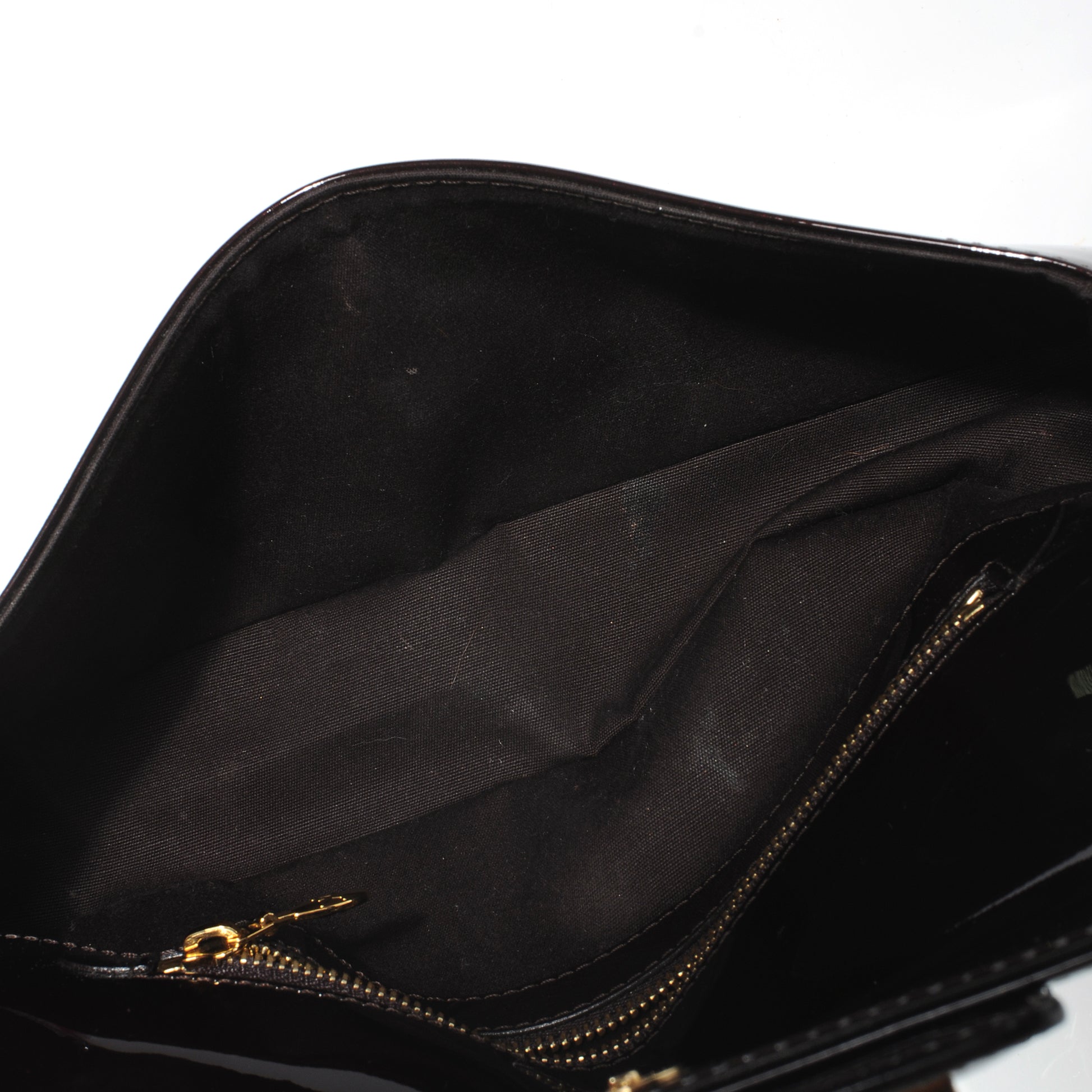 Louis Vuitton Patent Sobe Clutch Amarante 7 of 7