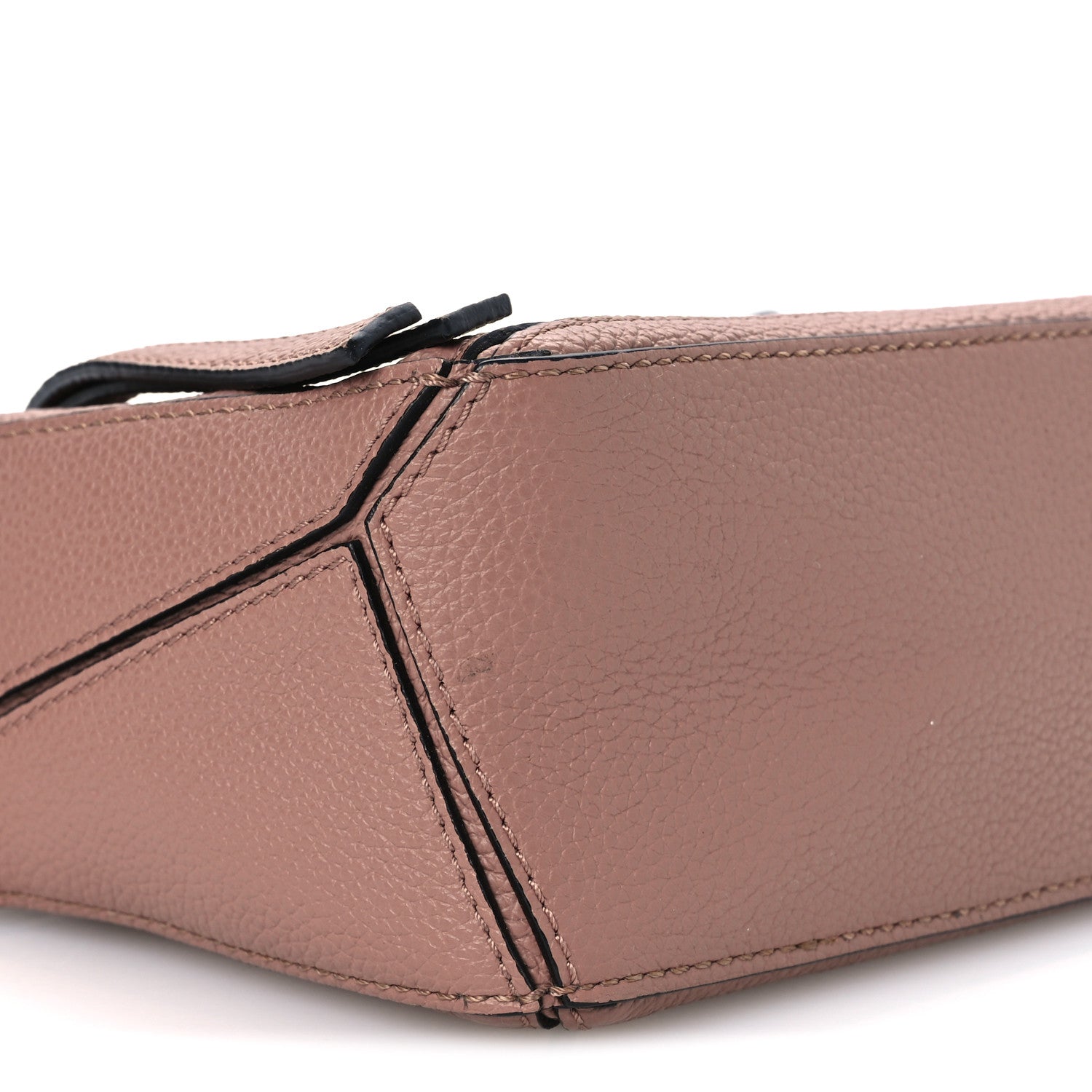 Loewe Grained Calfskin Mini Puzzle Bag Dark Blush 10 of 11