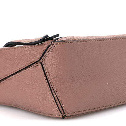 Loewe Grained Calfskin Mini Puzzle Bag Dark Blush 10 of 11