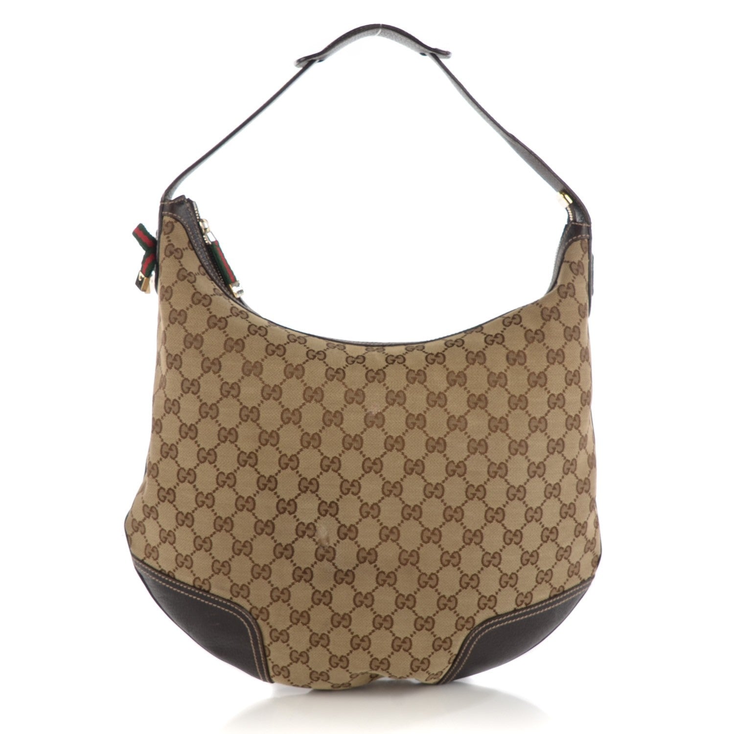 Gucci Monogram Large Princy Hobo Dark Brown 1 of 9