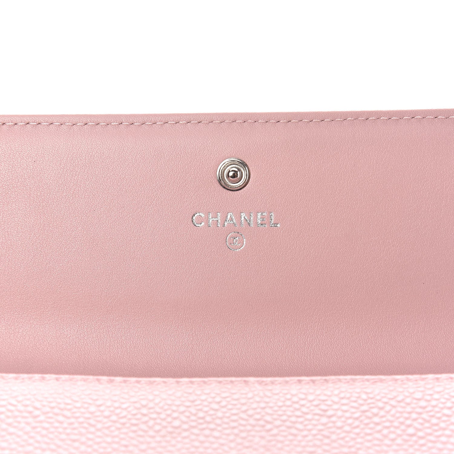 Chanel Caviar Timeless CC Large Gusset Flap Wallet Rose Pale 6 of 8
