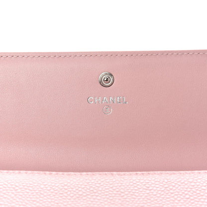 Chanel Caviar Timeless CC Large Gusset Flap Wallet Rose Pale 6 of 8