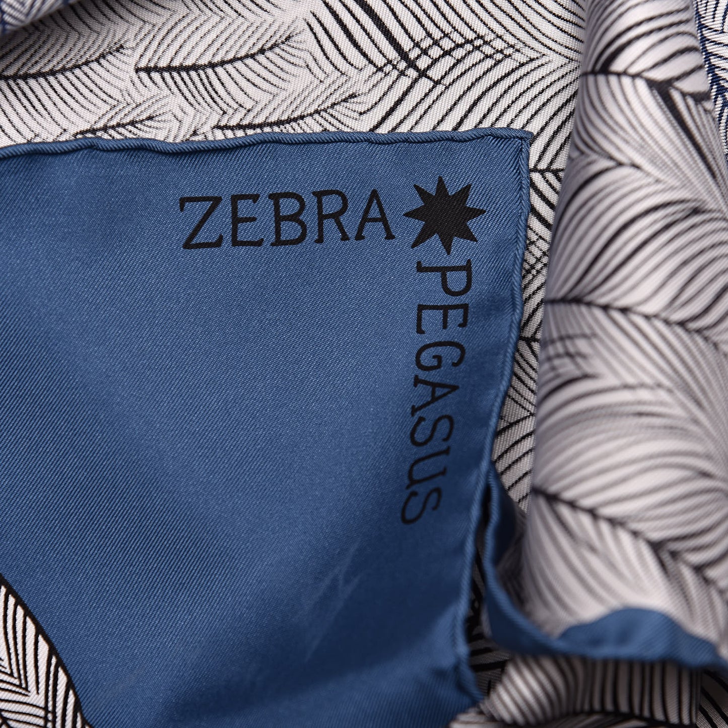 Silk Zebra Pegasus Scarf 90