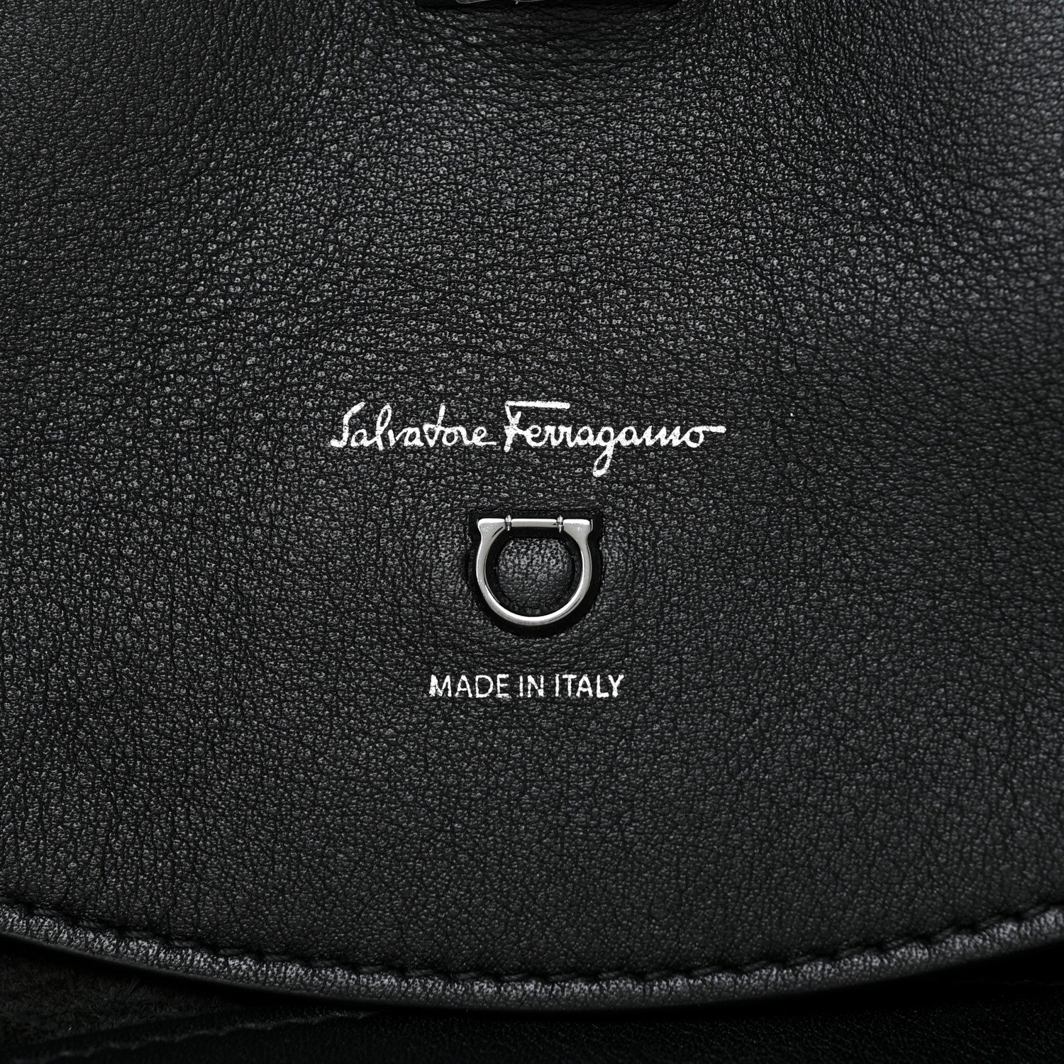 Salvatore Ferragamo Soft Calfskin Studio Tote Black 9 of 10