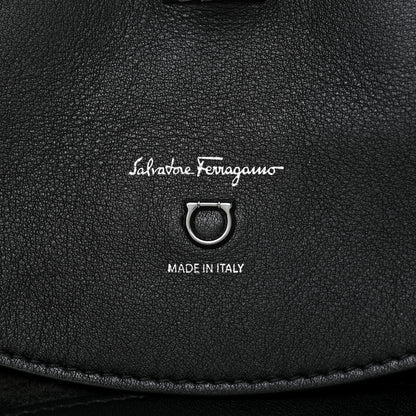Salvatore Ferragamo Soft Calfskin Studio Tote Black 9 of 10