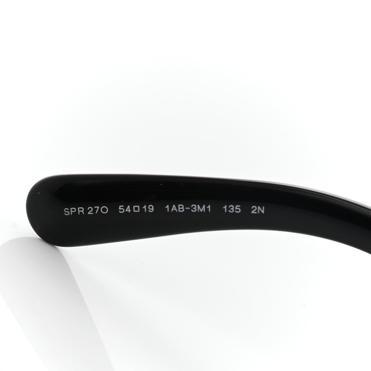 Acetate Baroque Sunglasses SPR 27O Black