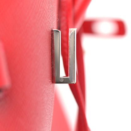 Hermes Epsom Horseshoe Birkin 40 Rouge Casaque Black 21 of 37