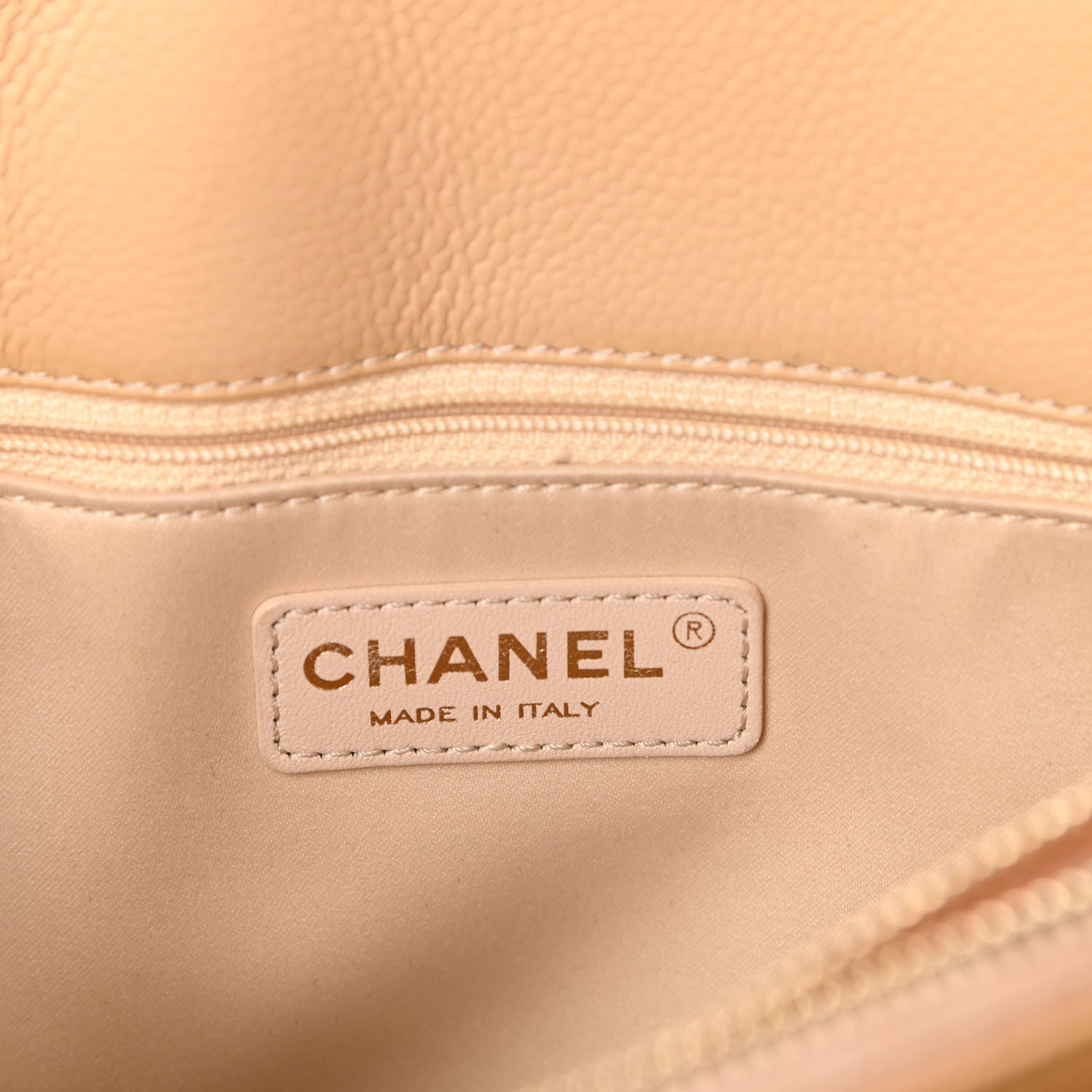 Chanel Caviar Quilted Grand Shopping Tote GST Beige Clair 6 of 10