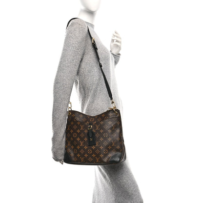 Louis Vuitton Monogram Odeon MM Black 2 of 9